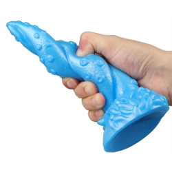FantasyColors Gode Octopus 15 x 5.5cm Bleu
